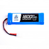 BATERIA DE NIMH 1800MAH 7.2V 6 CÉLULAS COM PLUG TAMIYA ALTA PERFORMANCE LB1800NI6